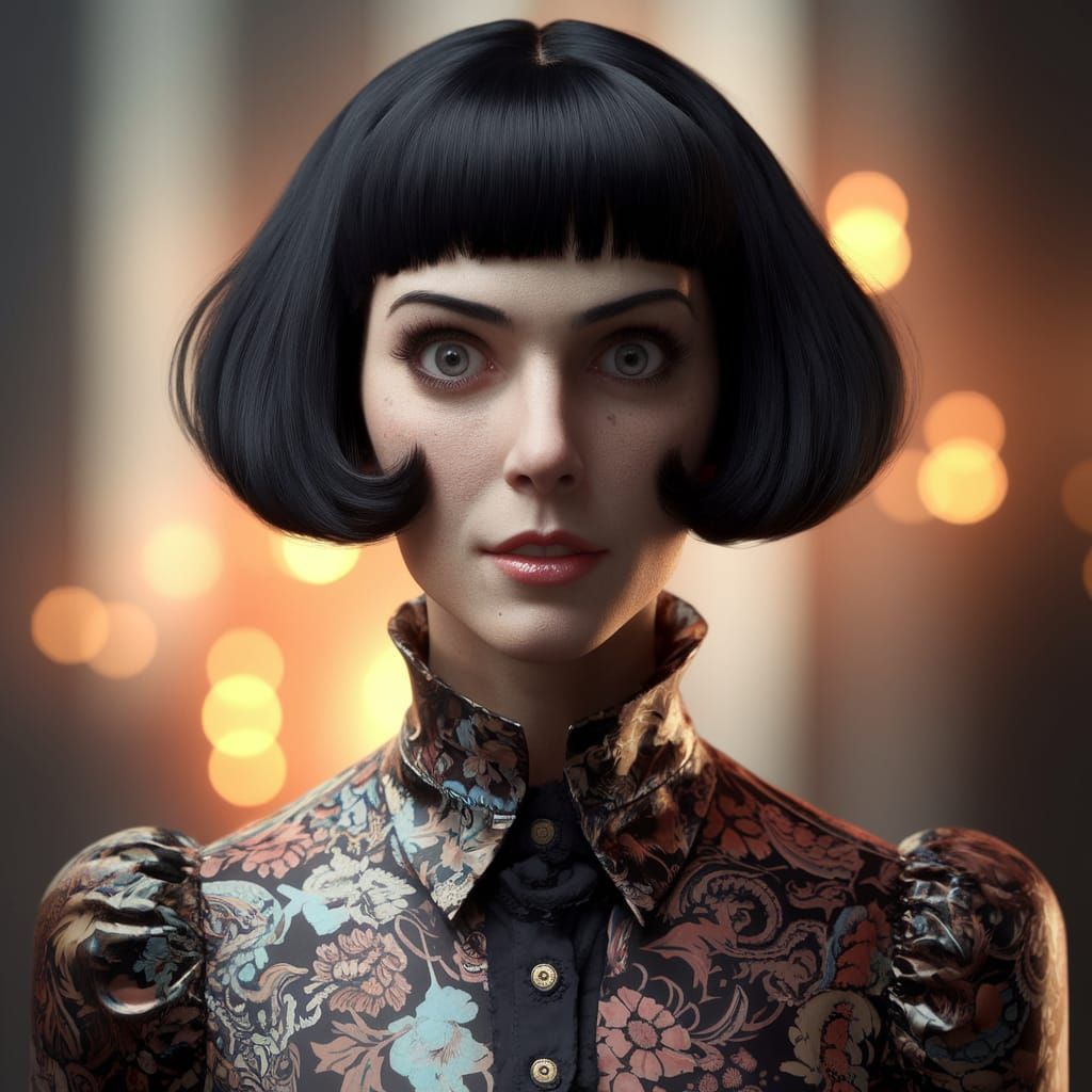 Victorian Siren in Glamorous Medium Format