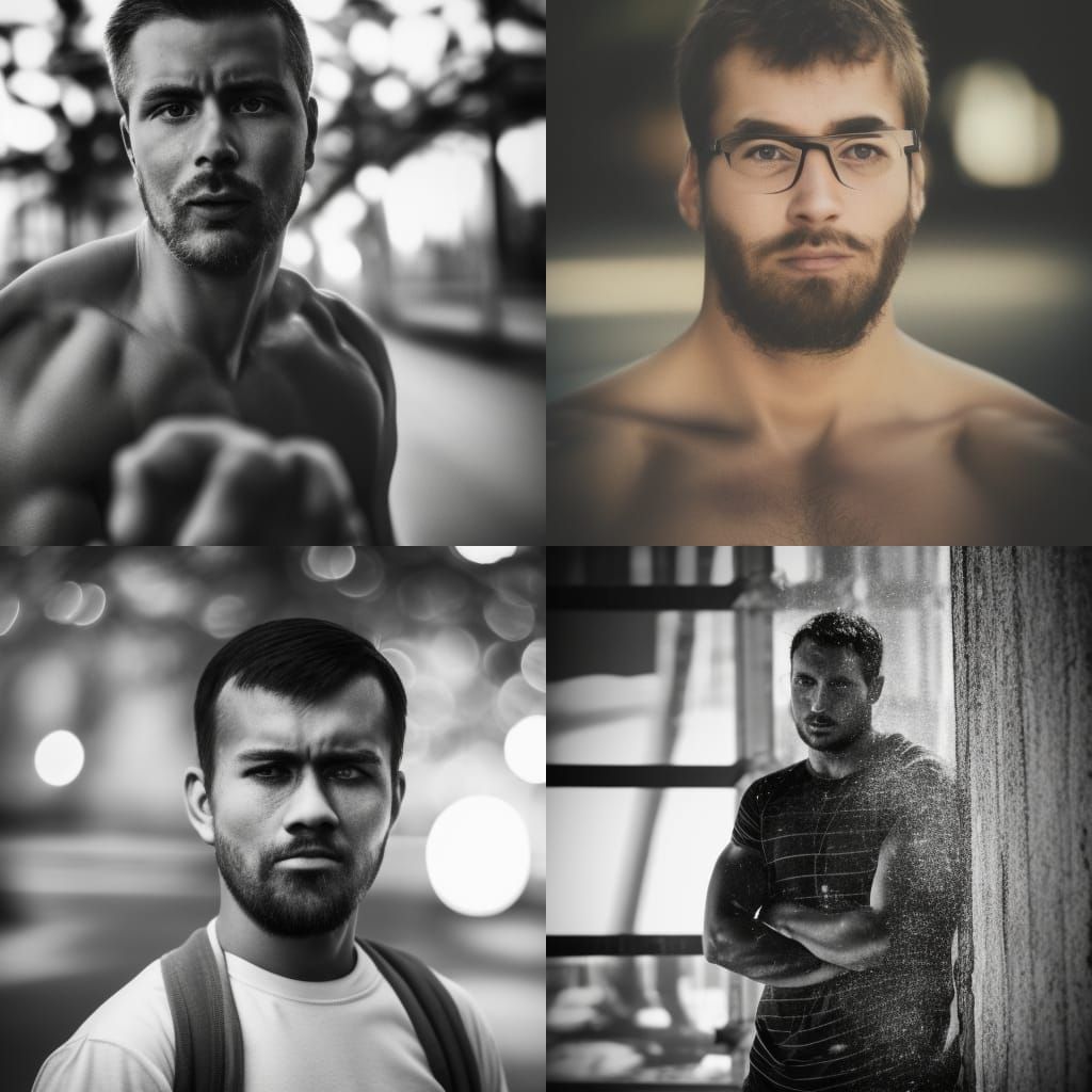 Motivational Poster: Hard Times Create Strong Men