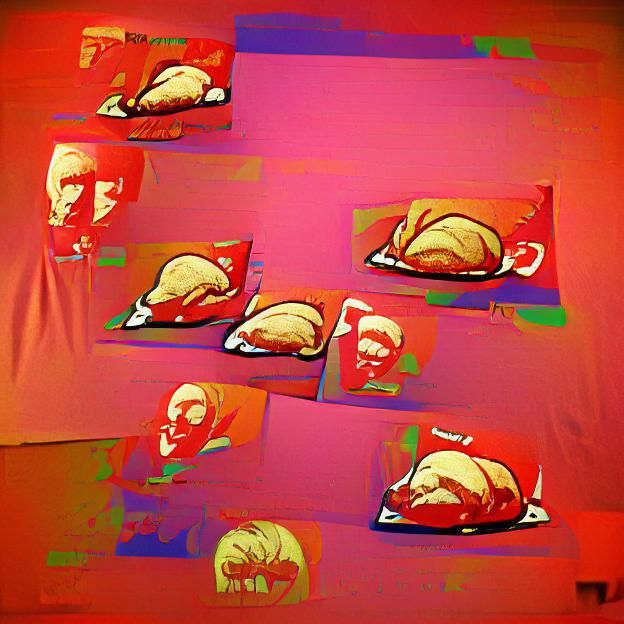 Turkey in Pop Art Style