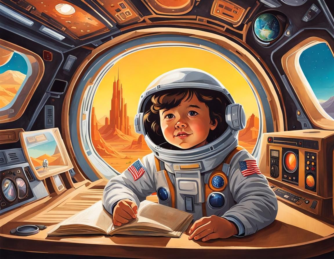 When I grow up, I want to be an ASTRONAUT!