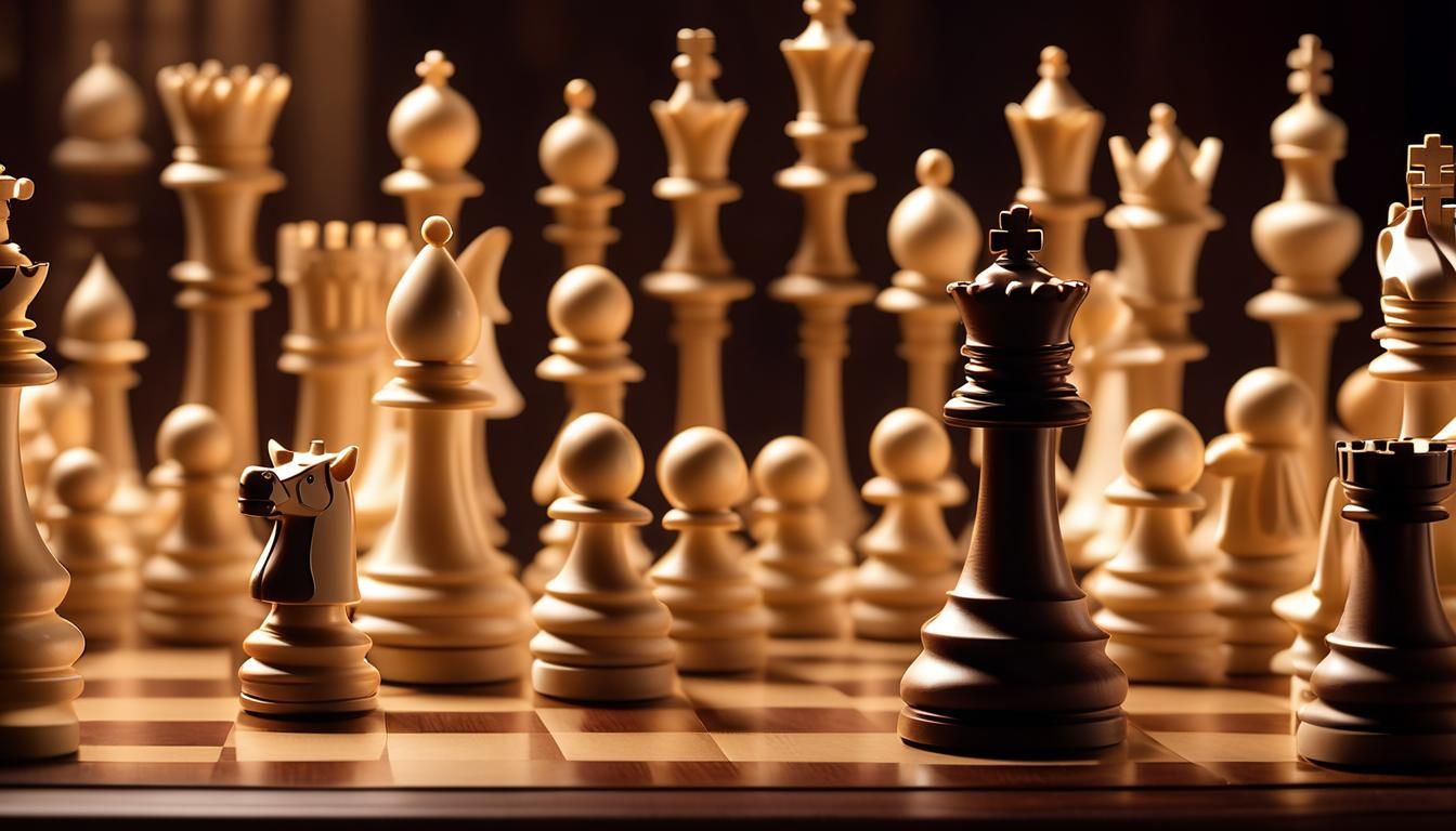 Chess Pieces Escape: 4K Cinematic Masterpiece