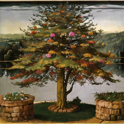 Psychedelic Fractal Art in Vivid Oil Colors