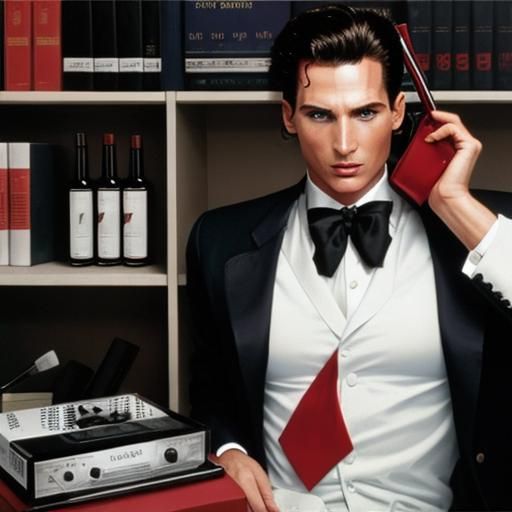 Patrick Bateman Inspired Portrait