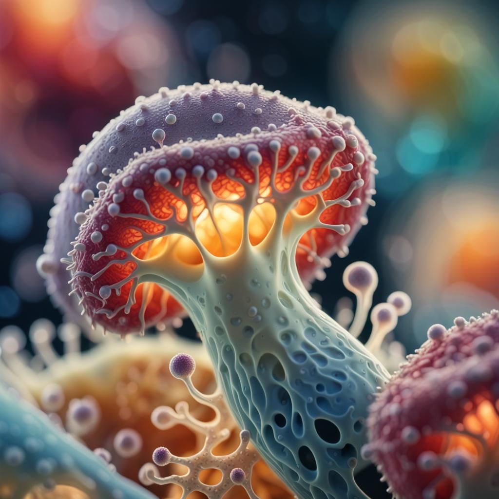 Detailed Amoeba Image for Scientific Journal