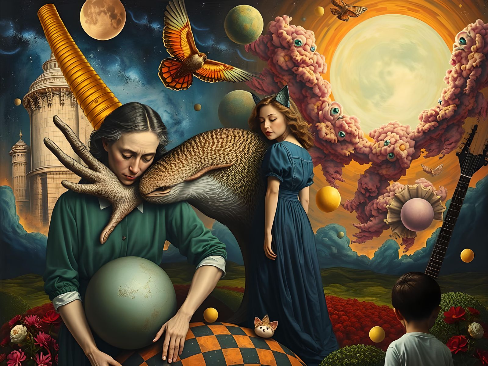 Distorted Reality: A Cosmic Alice in Wonderland