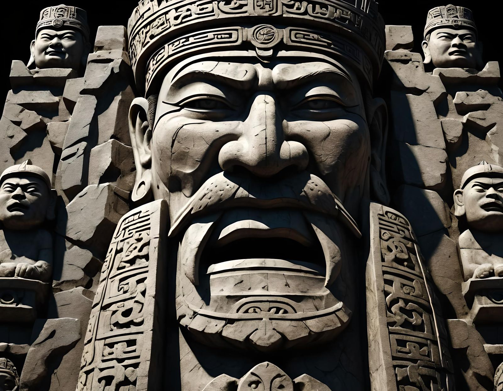 Majestic Totem to Genghis Khan: Digital Rendering