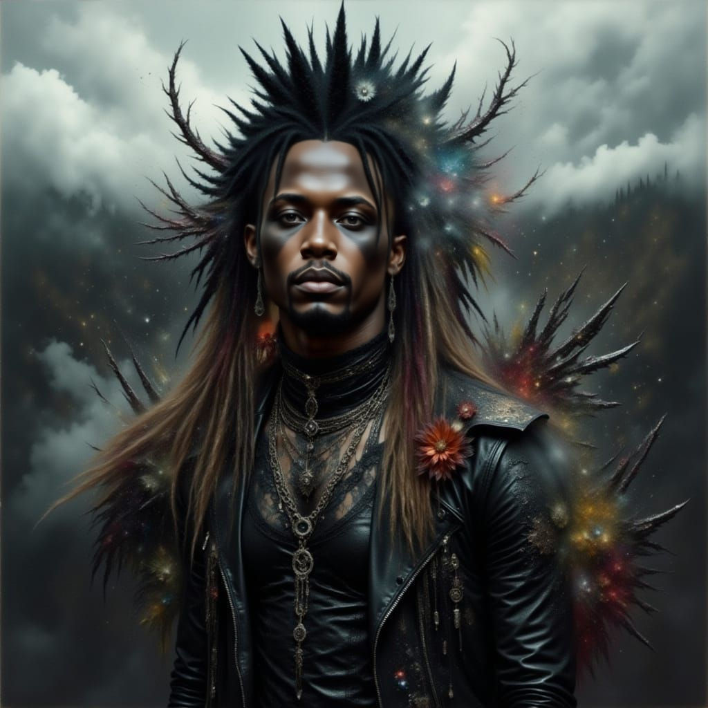 Cinematic Film Still of a Man