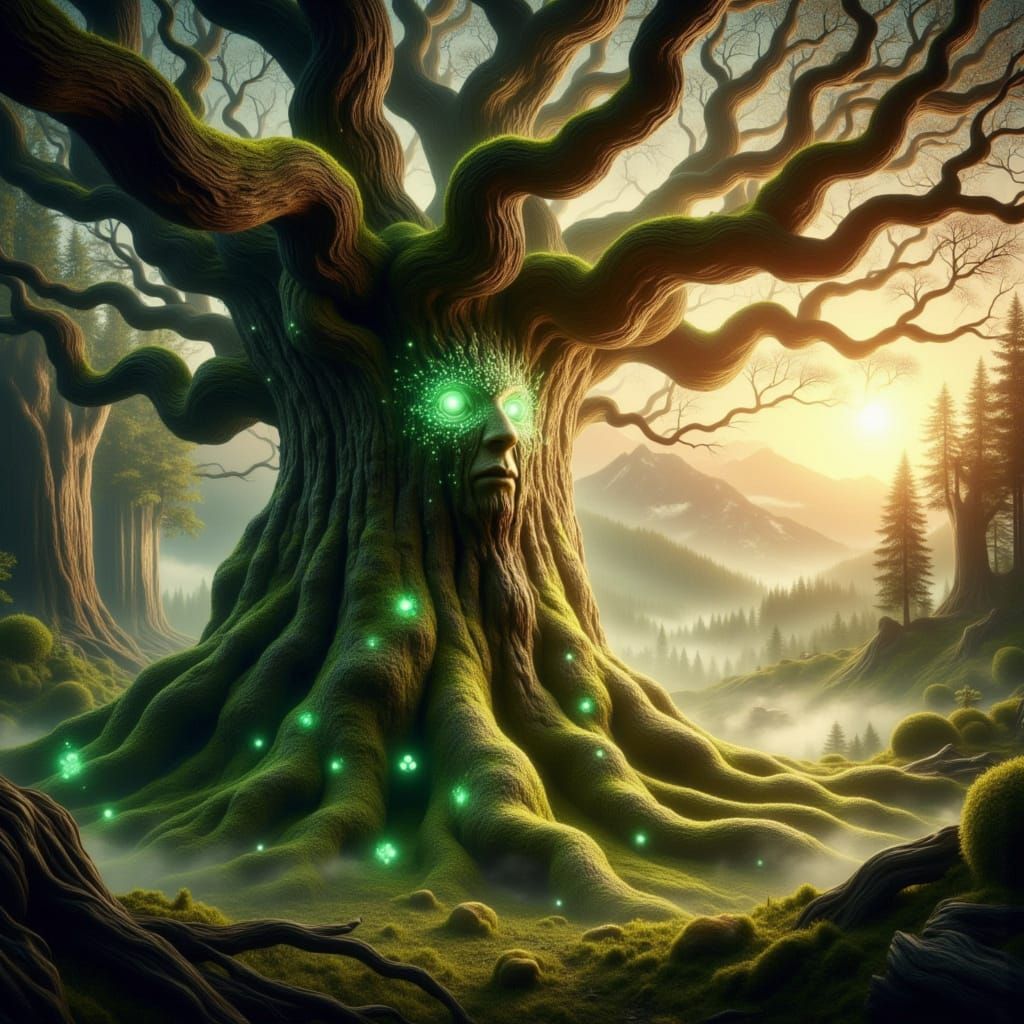 Primordial Ent in Golden Forest Glade