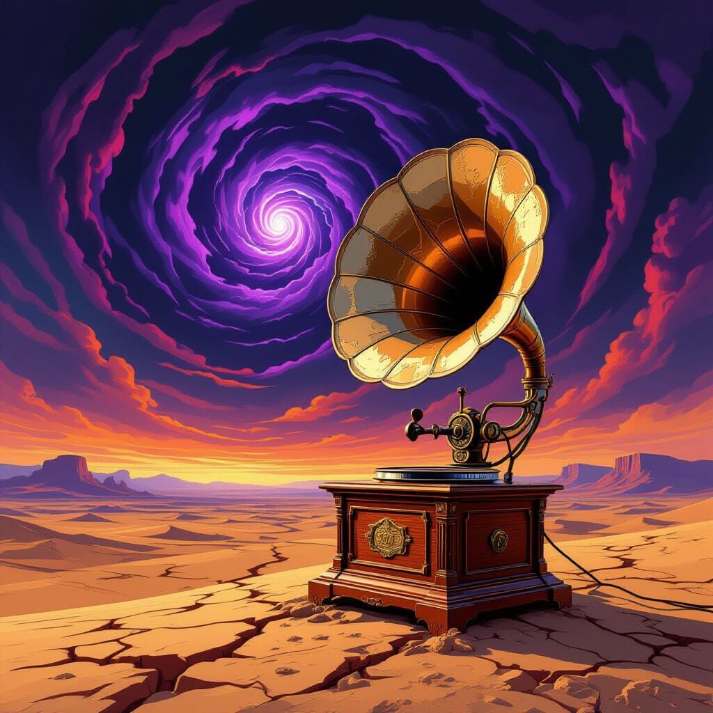 Surreal Gramophone on Mesa Broadcasting Ethereal Melodies