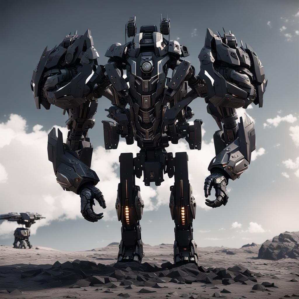 Man with Crow on Skyscraper in Dramatic Lighting