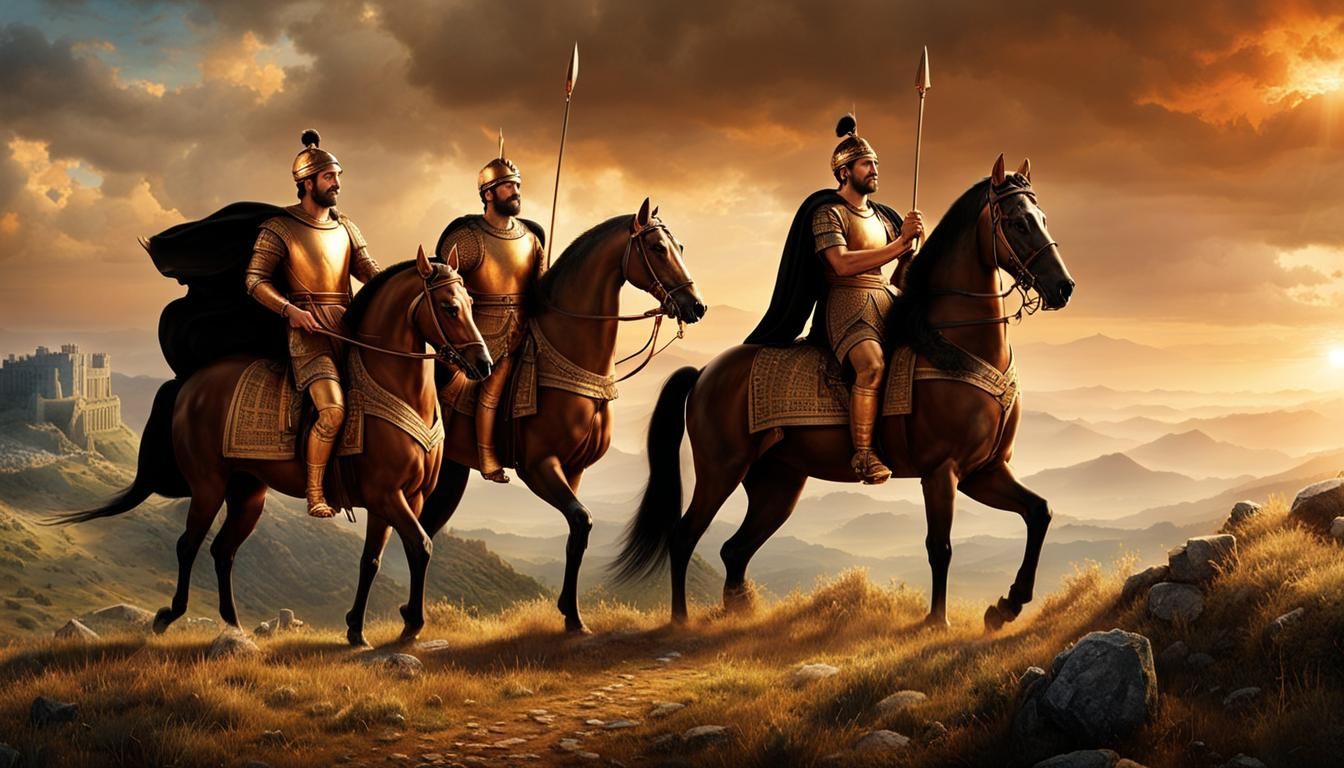 Philippides Receives Award After Marathon, Digital Matte Pai...