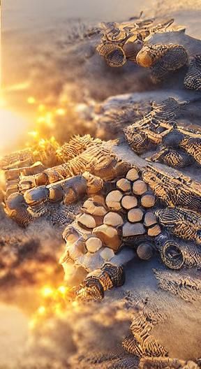 Advanced Civilizations at War in 3D