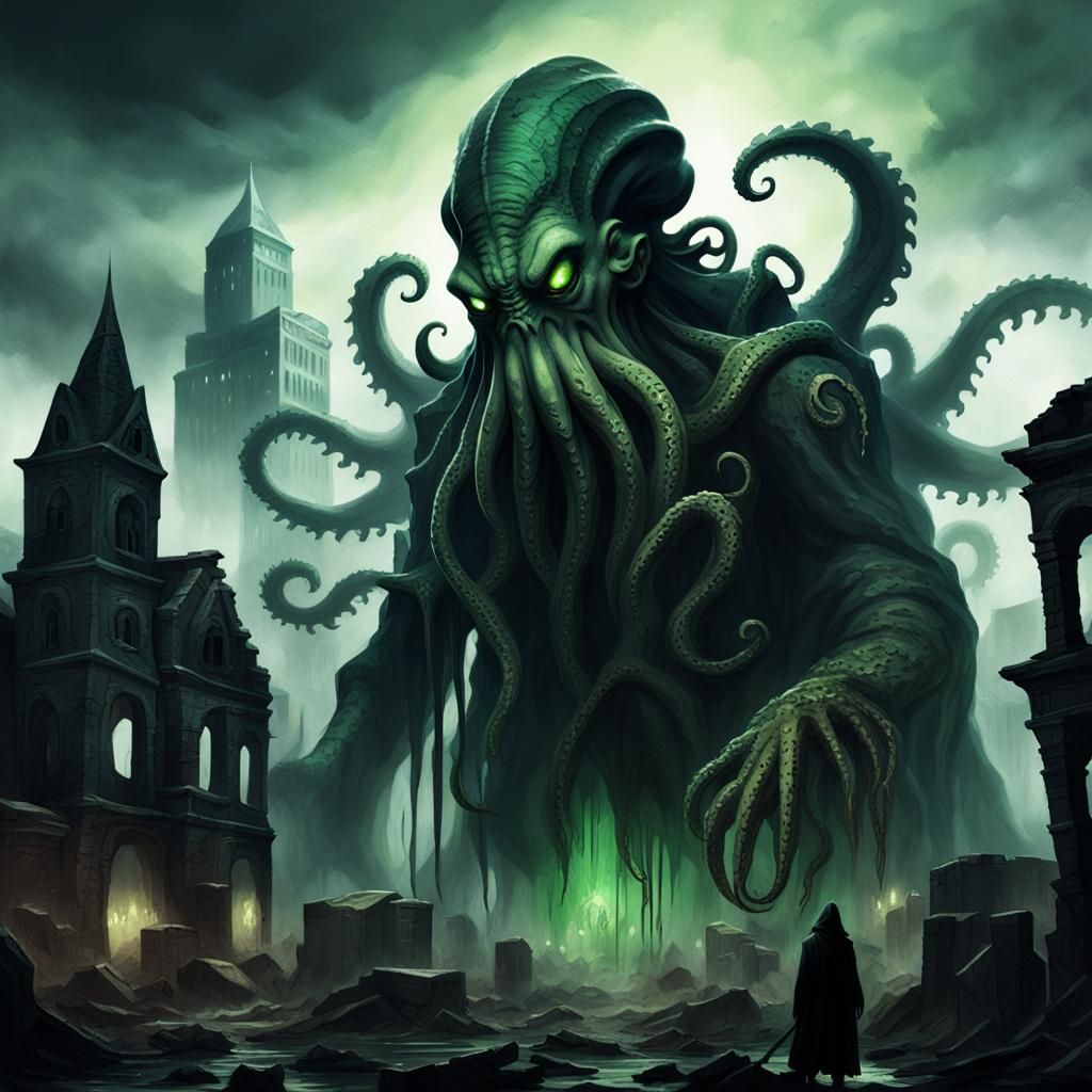 Cthulhu: Ancient Evil Looms Over Ruined City