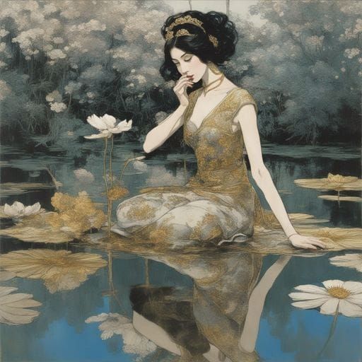 AI Generated Water Princess