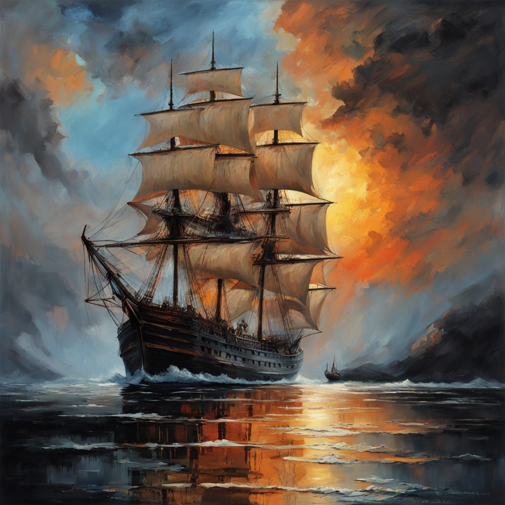 Sails of Fire: A Journey Beyond the Horizon