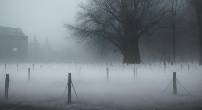 White Plague Dreamcore Cityscape Nightmare