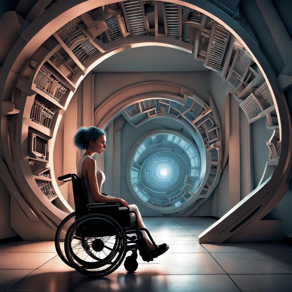 Trying to Do a Portal Inspired Wheelchair Thing #1