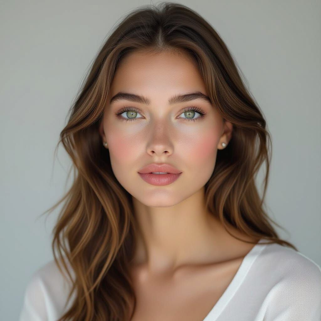 Photorealistic Portrait of Eastern European Woman