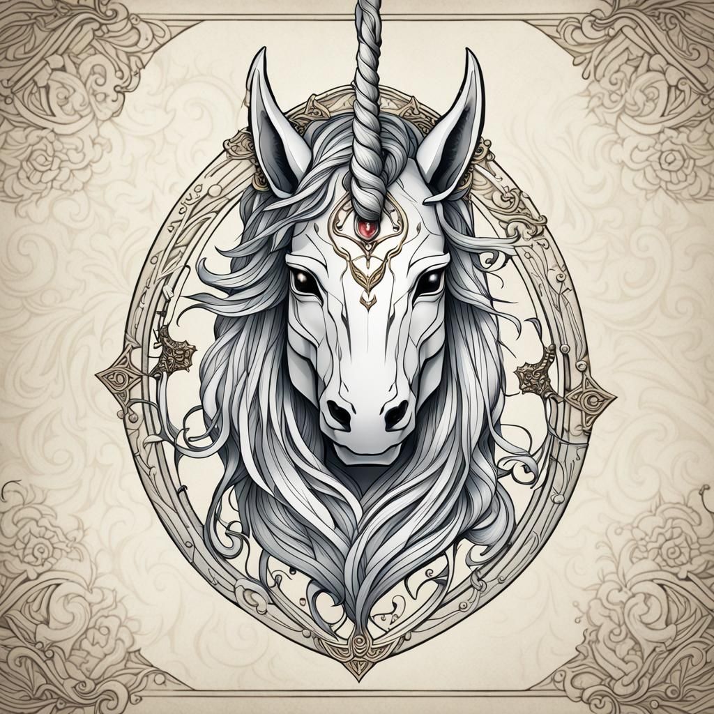 Unicorn Amulet: Symbol of Mielikki, Goddess of Faerun