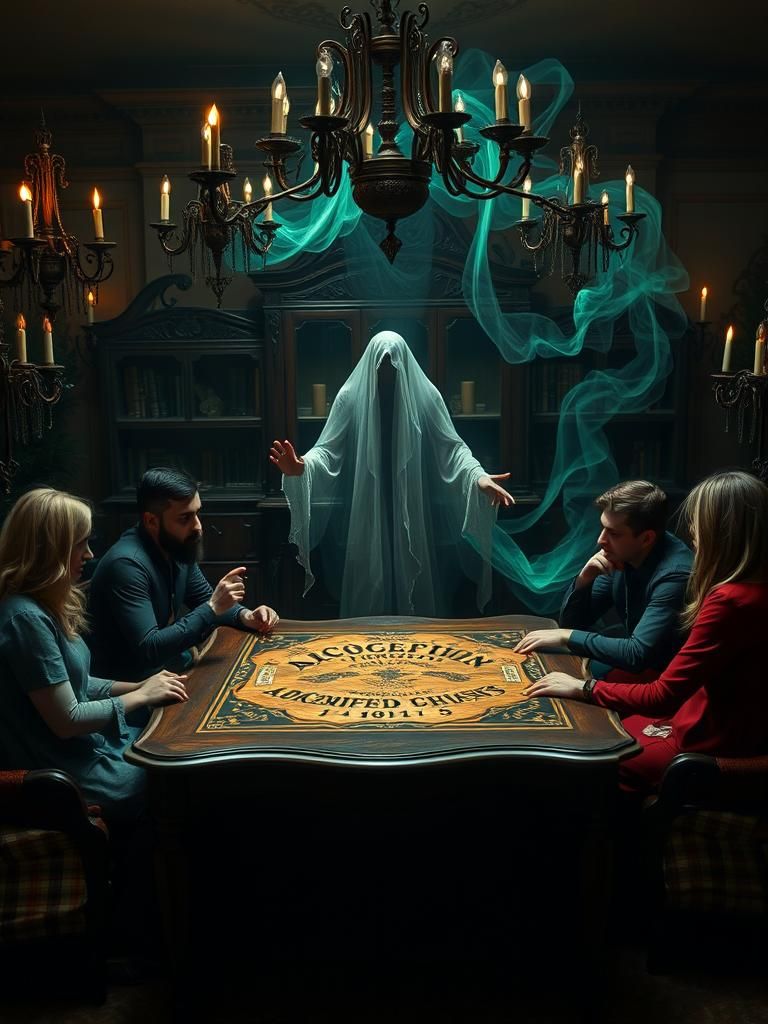 Ethereal Ghost Appears During Haunted Séance