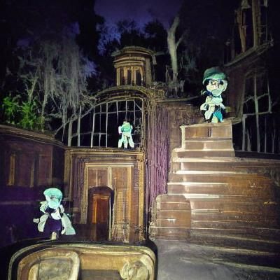 Eerie Haunted Mansion Exploration