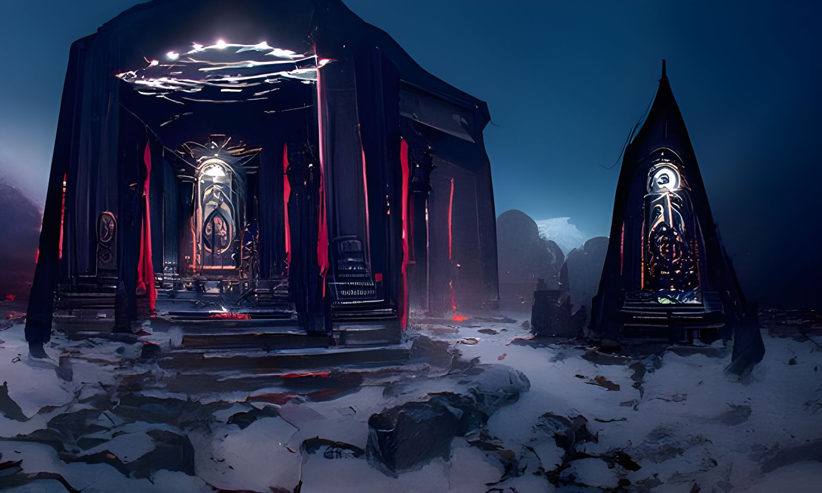 The best insight into things came from a simple look at the inside of this strange antediluvian temple dedicated to dark...