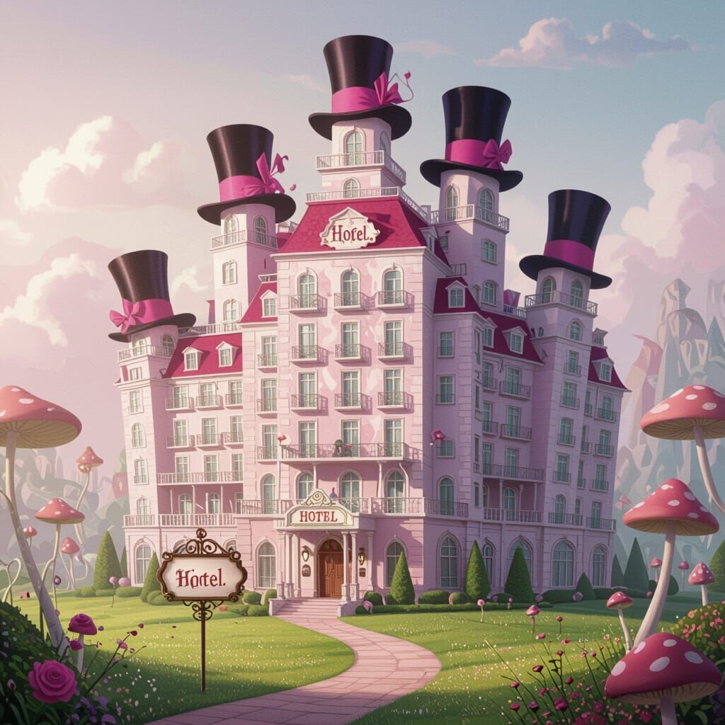Mystical Wonderland Hotel in Realistic Style
