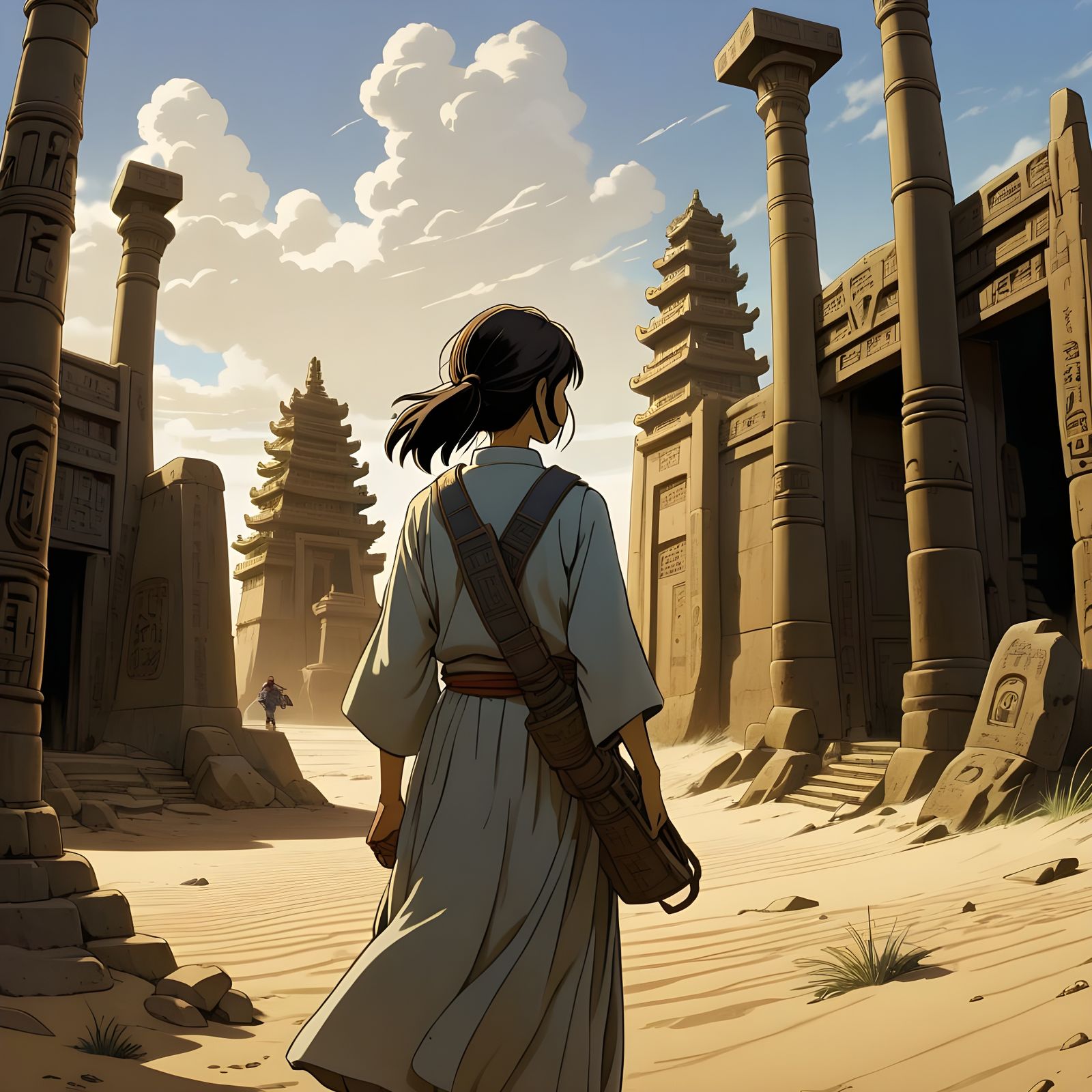 Dr. Evangeline Whitmore an English archaeologist.