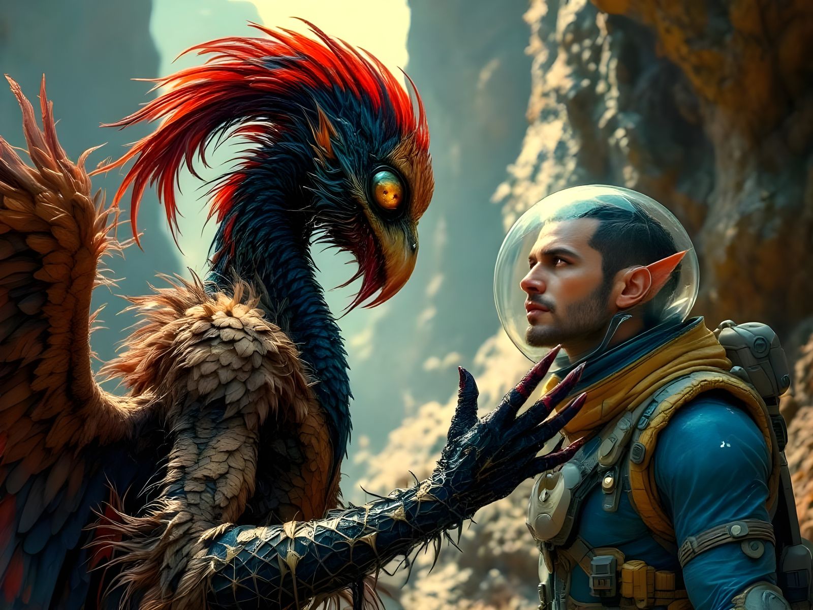 First Contact on Lassti: Sprookje Meets Human