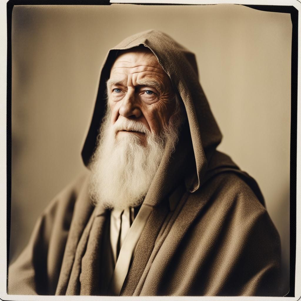 Vintage Polaroid Old Ben Kenobi