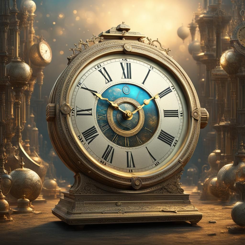 Lifeclock: A Surreal 3D Rendering of Aging