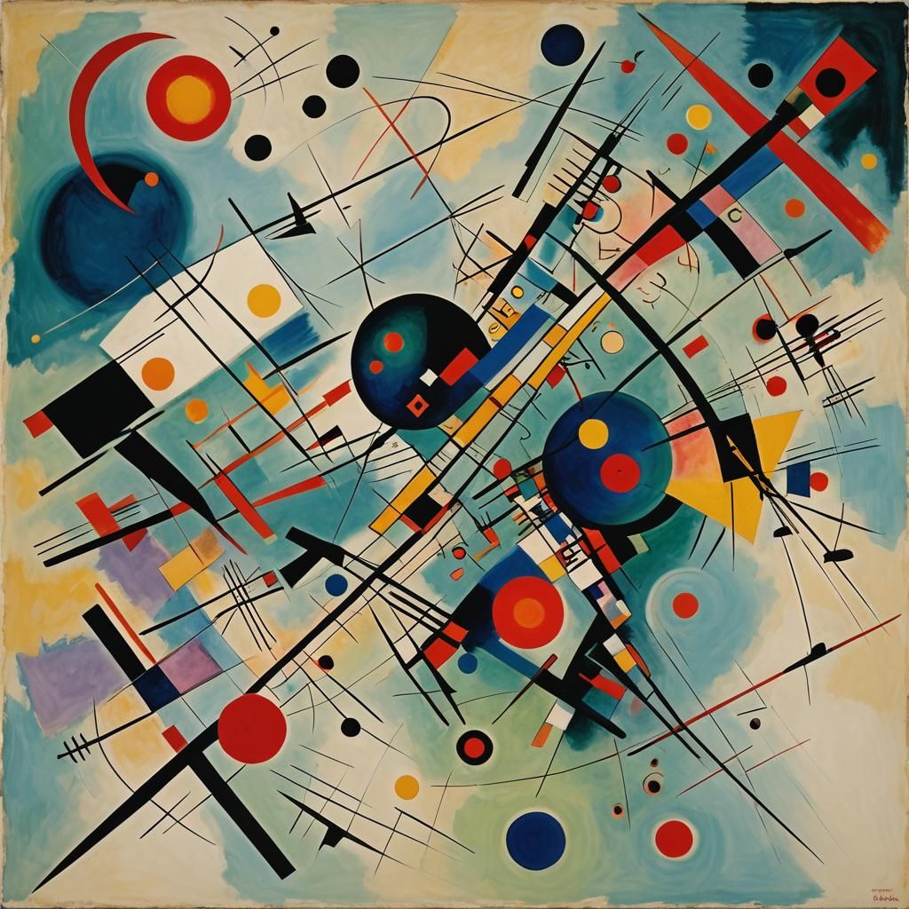 Abstract Silence: Lyrical Composition in Kandinsky Style