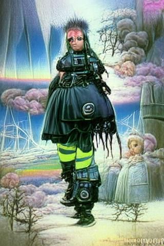 Cybergoth Magical Girl Landscape
