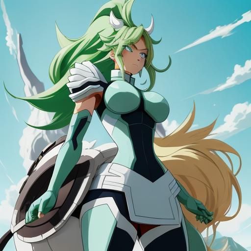Kirin-Taur Heroine in My Hero Academia Style
