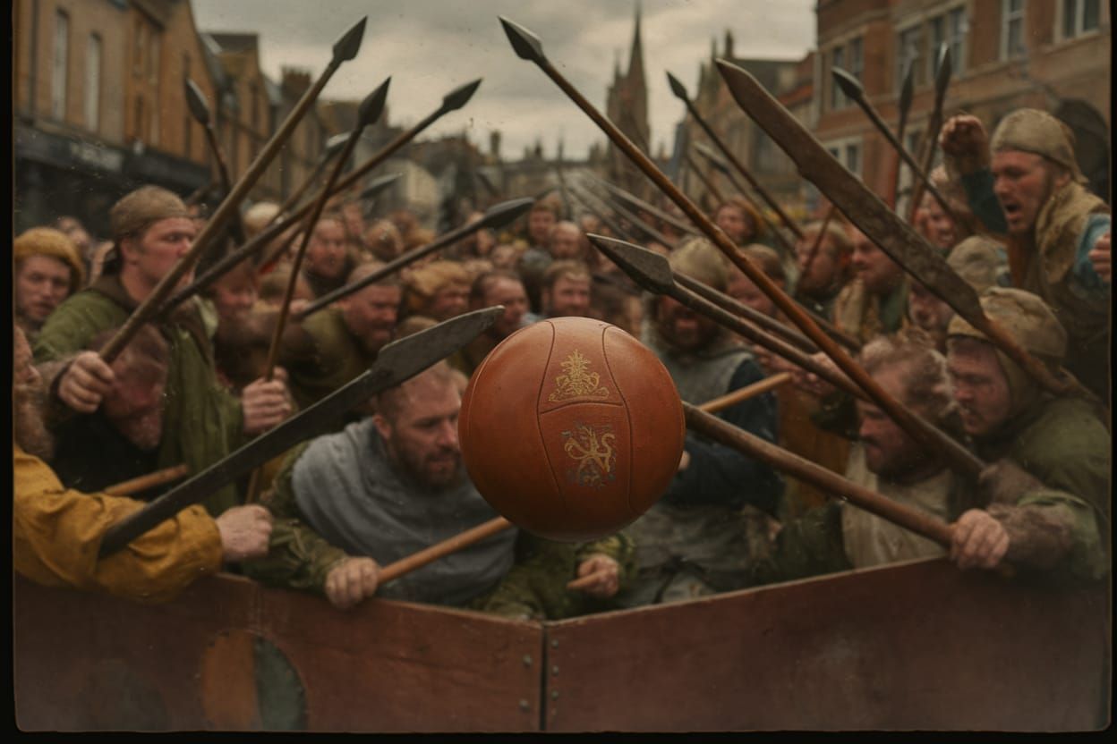 Medieval Shrovetide Football: A Gritty Royal Competition