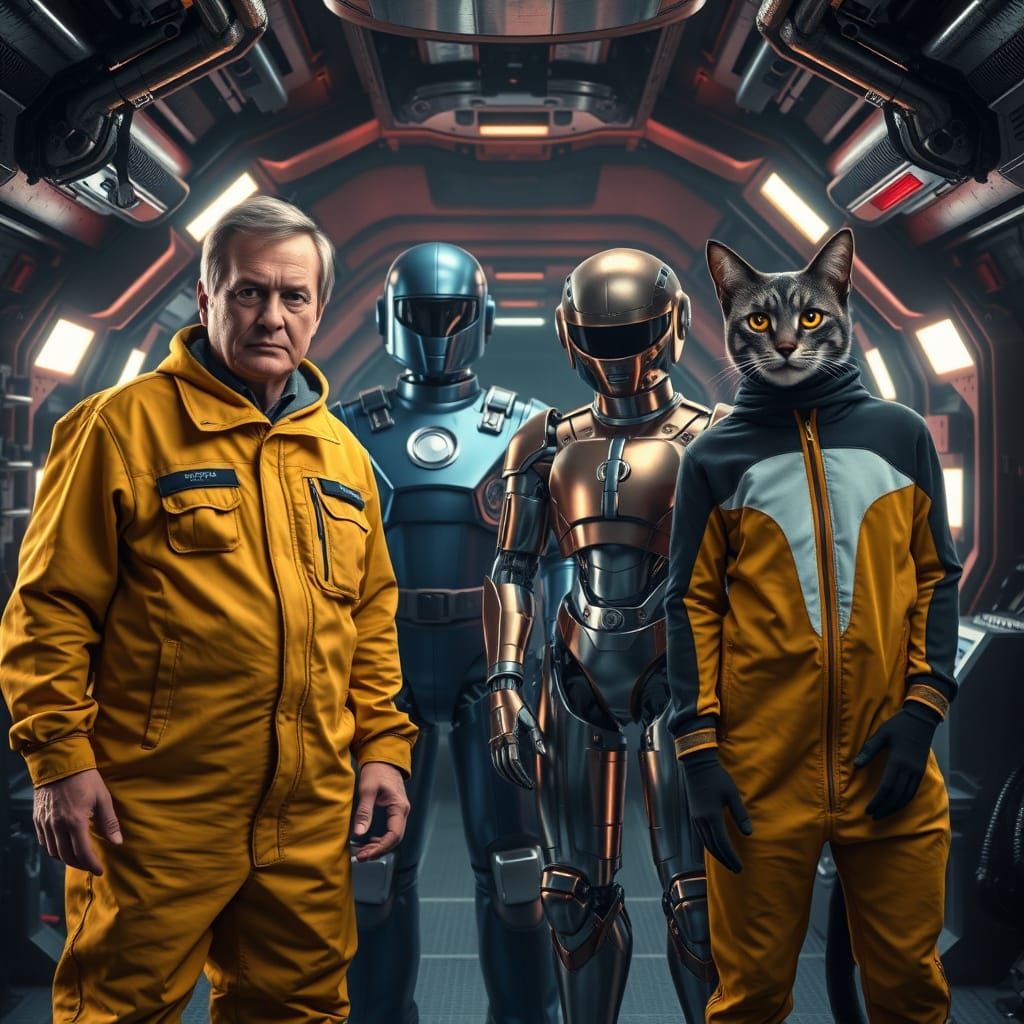 Red Dwarf Cast in Photorealistic 8K