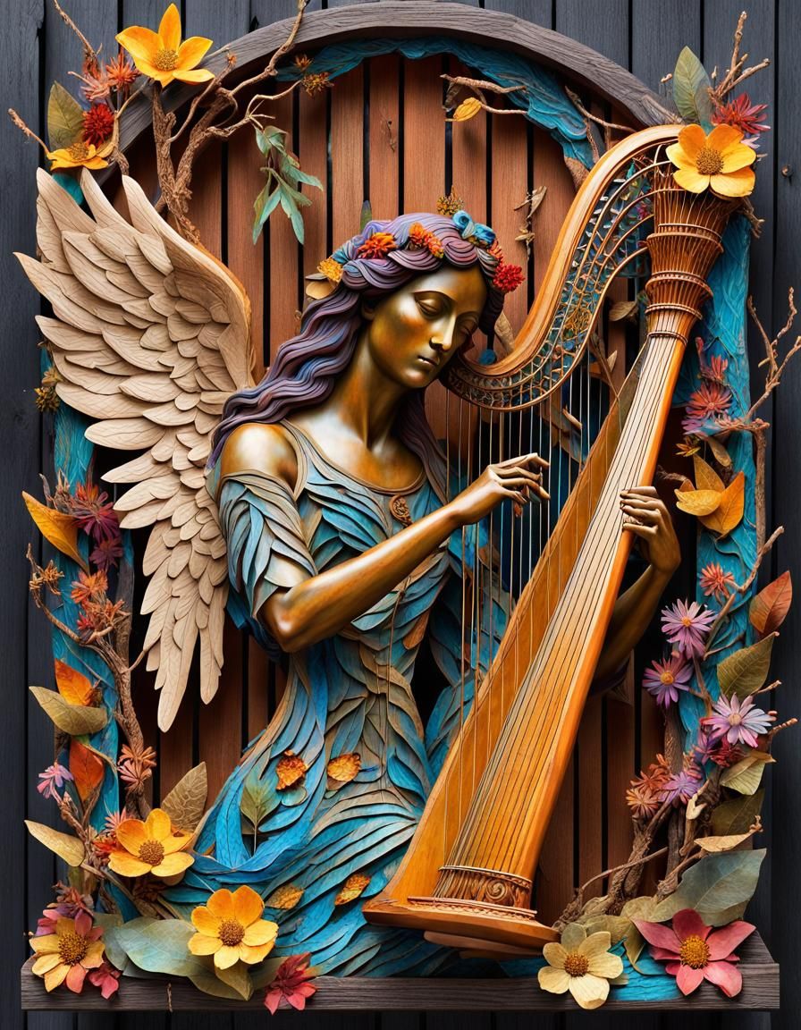 Angel + Harp