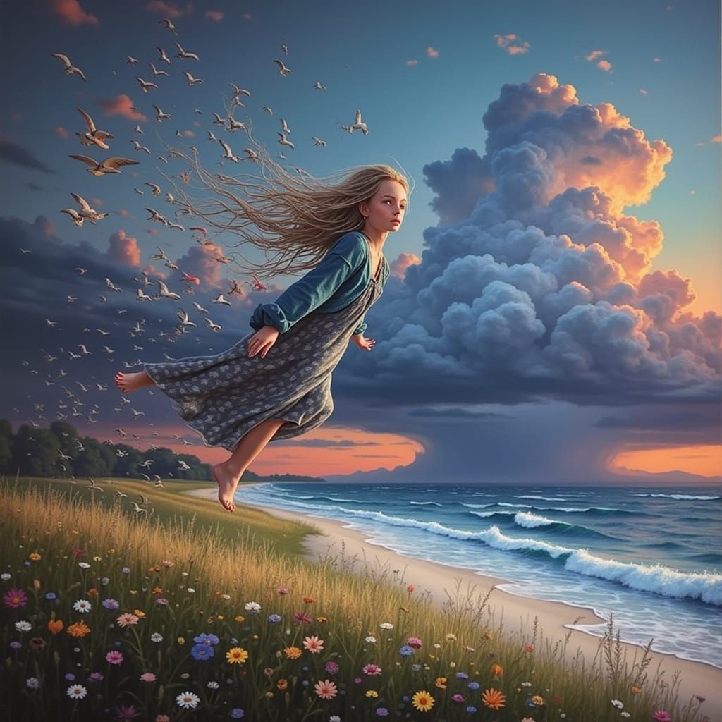 impasto Do you see in your dreams  in the sky Sometimes, the...