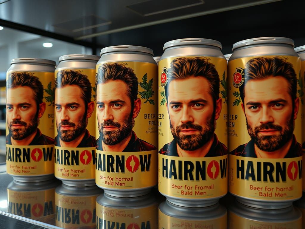 Beer for Bald Men: A Humorous Tribute to Hair Growth