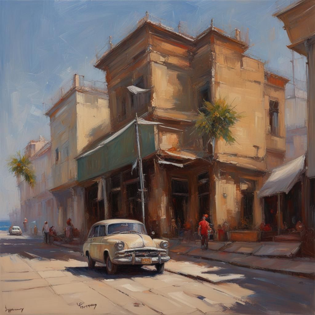 Landscape Painting in James Gurney Style