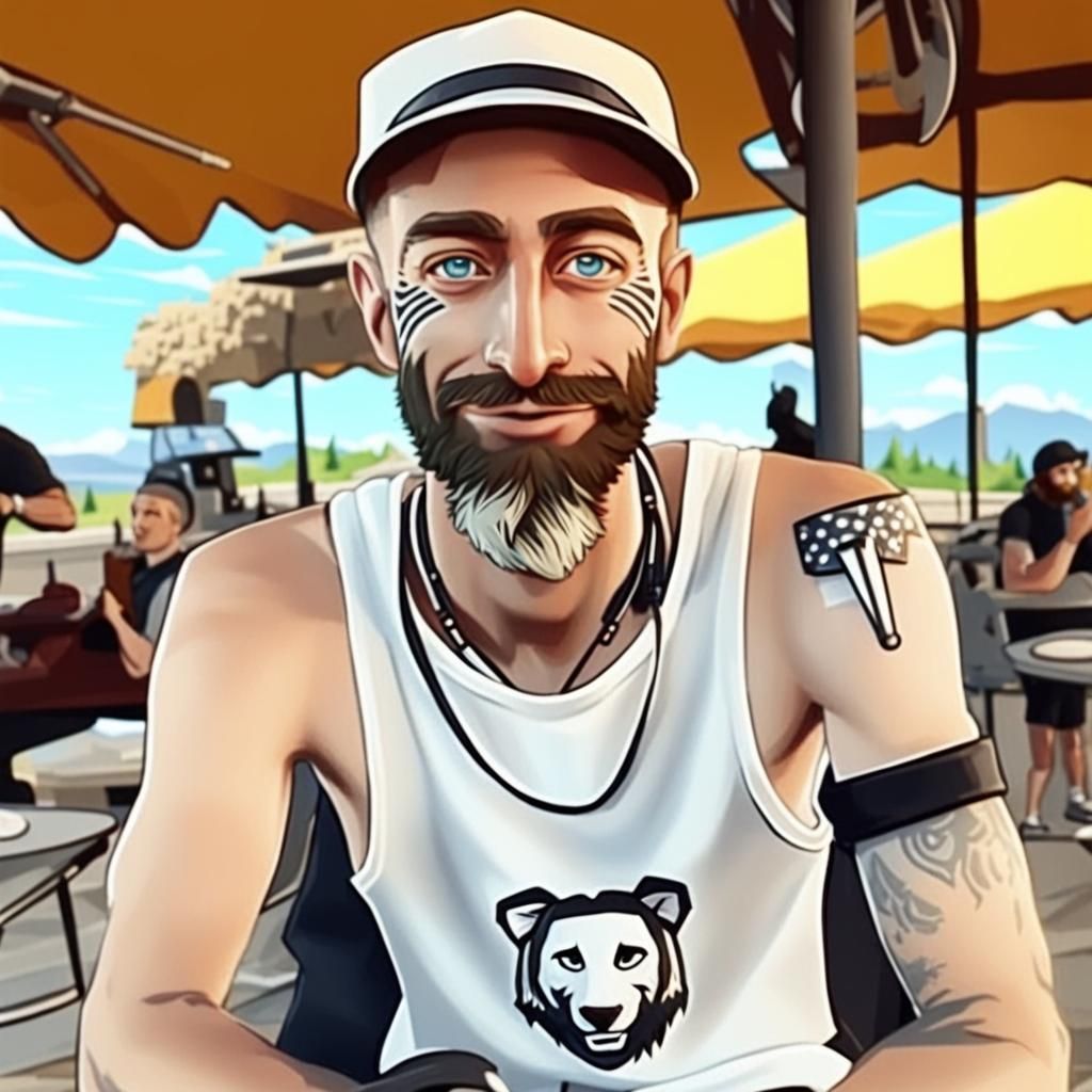 Mois: German YouTuber as Fortnite Game Character