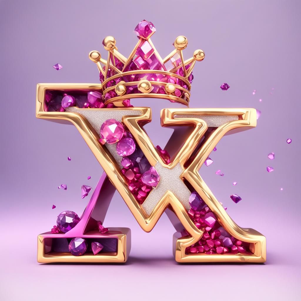 Madamxtra in Diamonds: 3D Metallic Crown Jewel