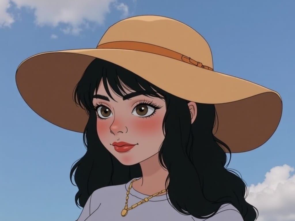 Hanna-Barbera Style Cartoon Woman Portrait