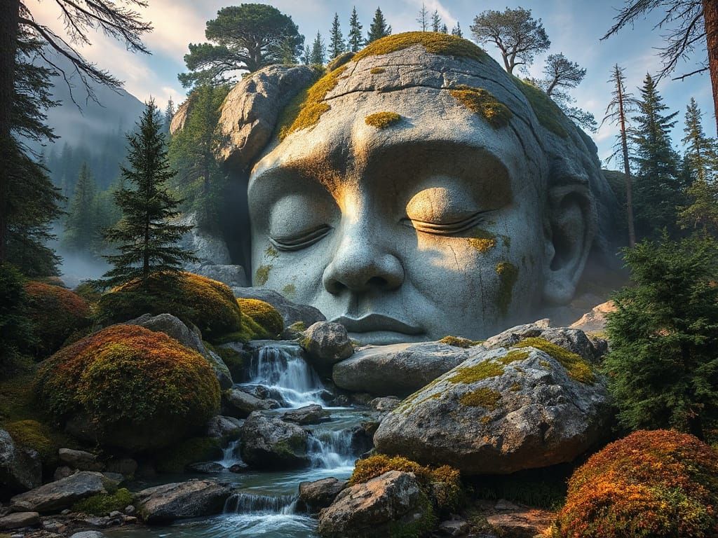 Mountain River Stoneface