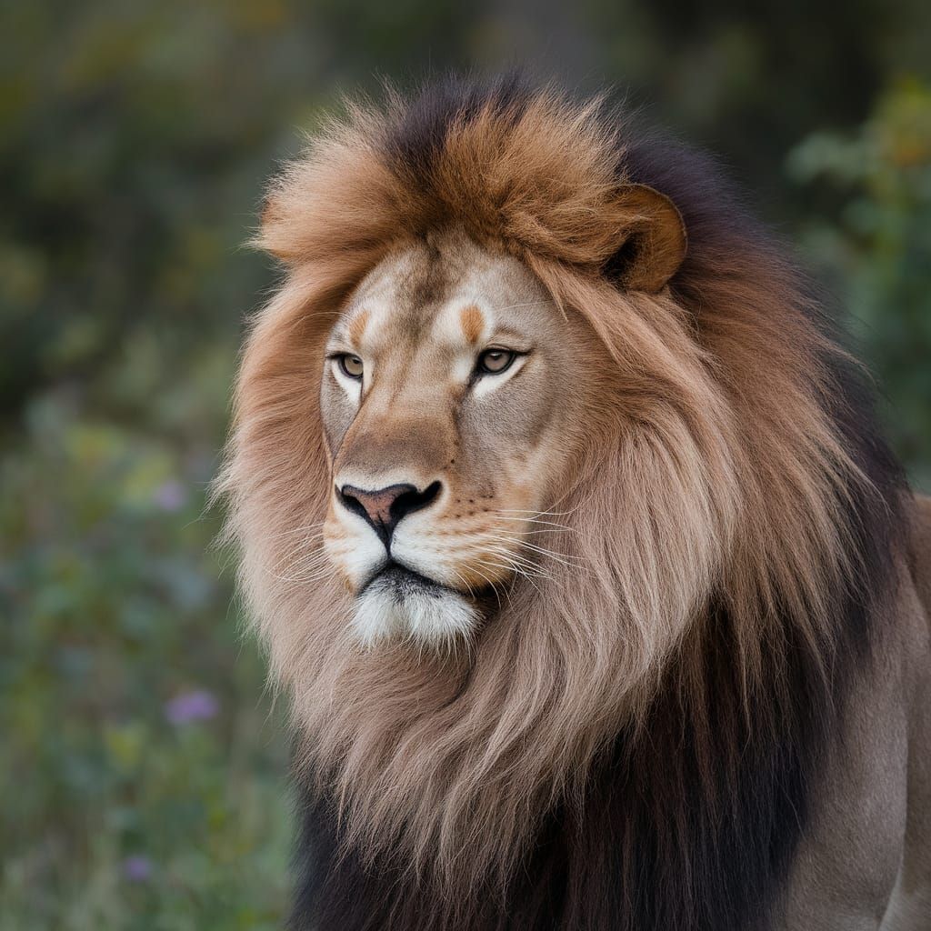 Exotic Himalayan Lion-Kiang Hybrid Roams Free