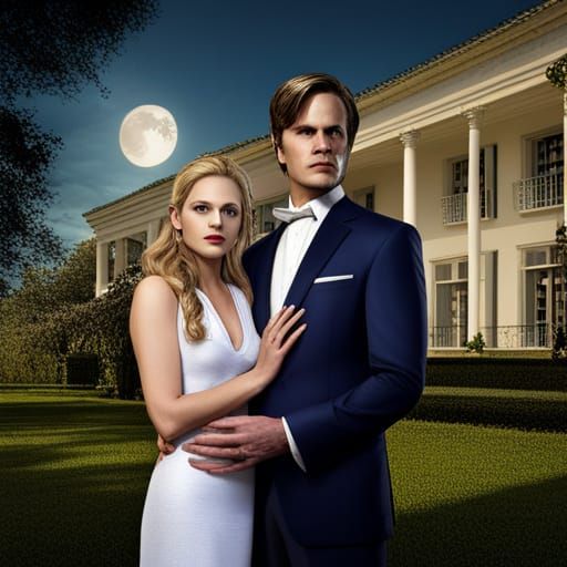 Sookie Stackhouse and Vampire Bill Photoillustration