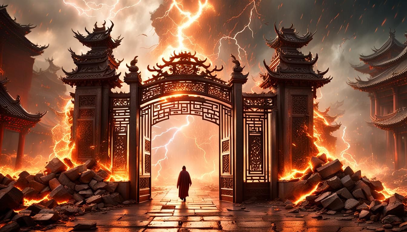 Broken Gates of Hell in Asian Style