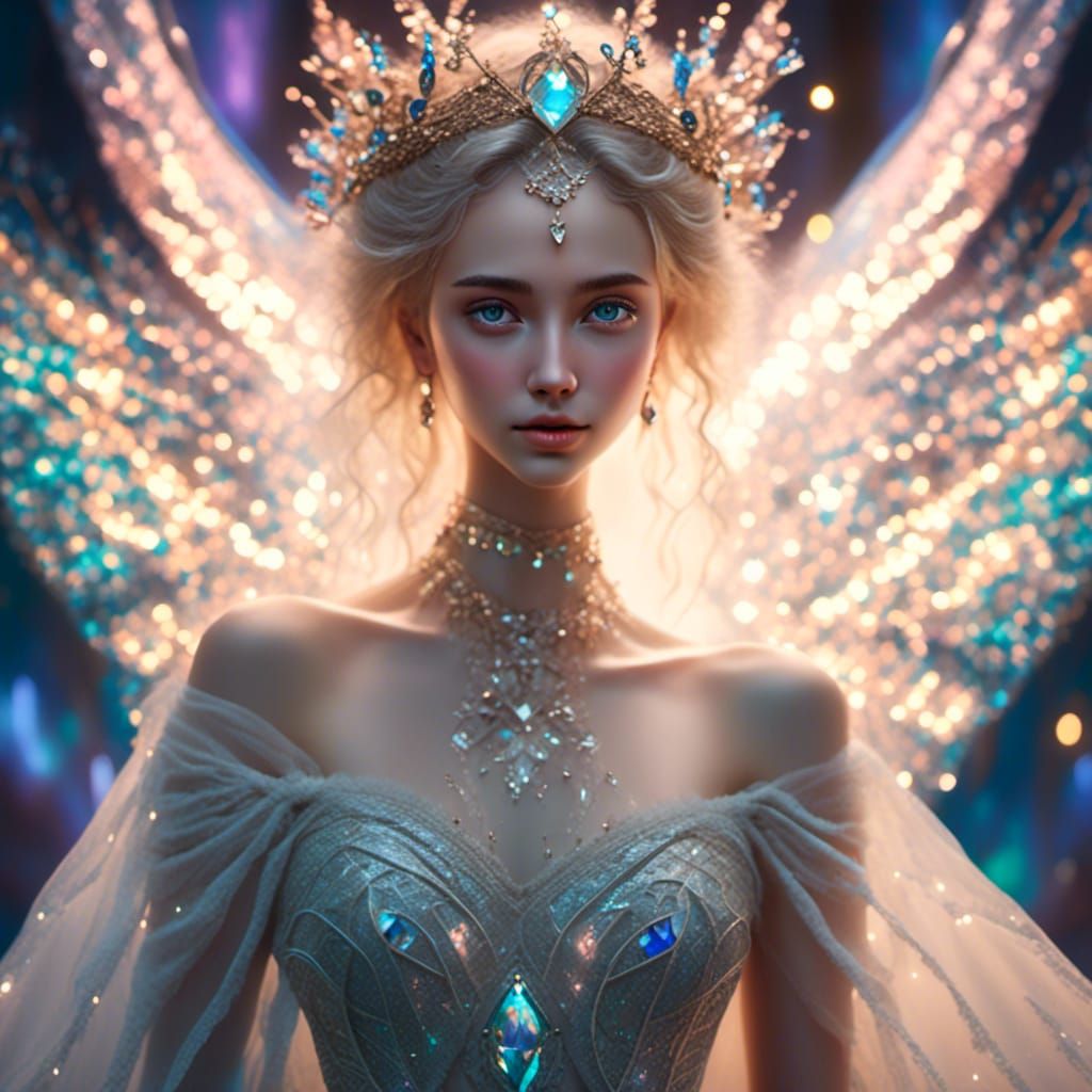 Divine Feminine God: Ultra-Detailed Photorealistic Portrait