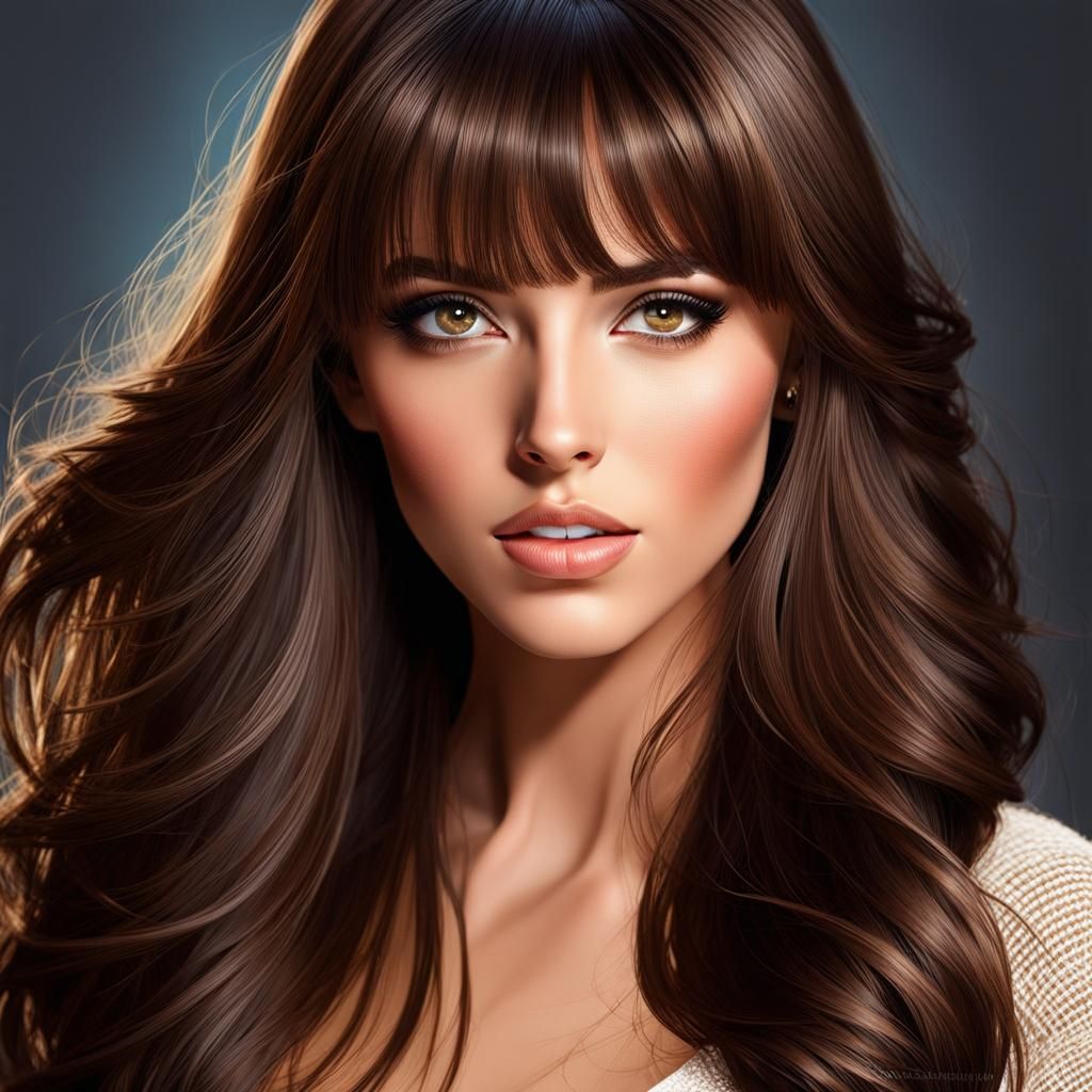 Beautiful Spanish Woman with Dynamic Lighting