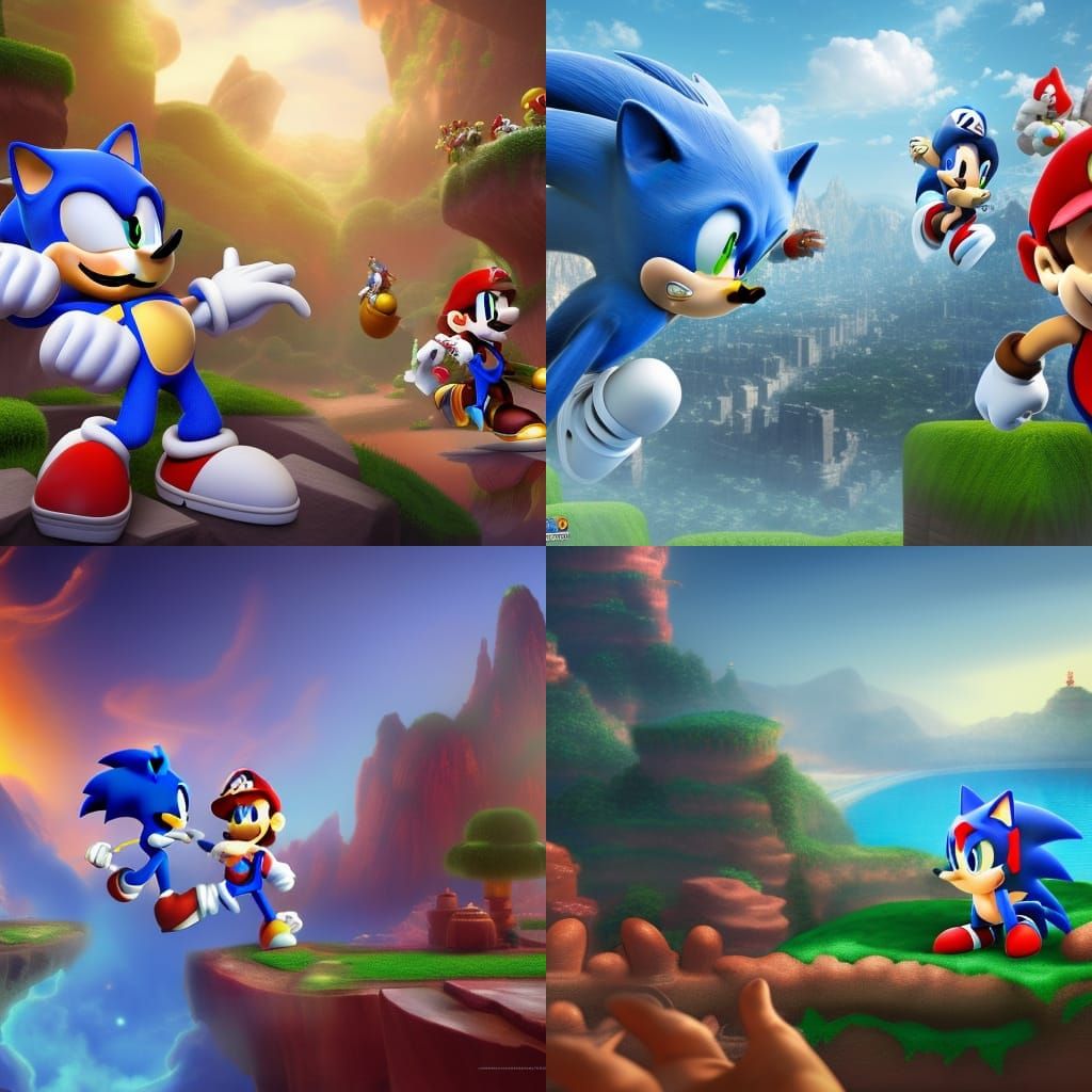 Sonic and Mario: A Fantastical Romance